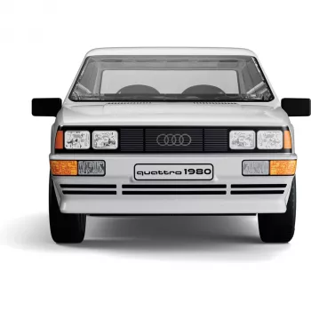 Cobi Audi Quattro 1980 Weiß 1:35 Maßstab Bausteine-Set