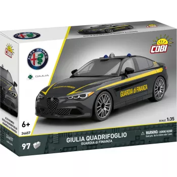 Cobi Bausteinmodell Alfa Romeo Giulia Quadrifoglio Guardia di Finanza 1:35