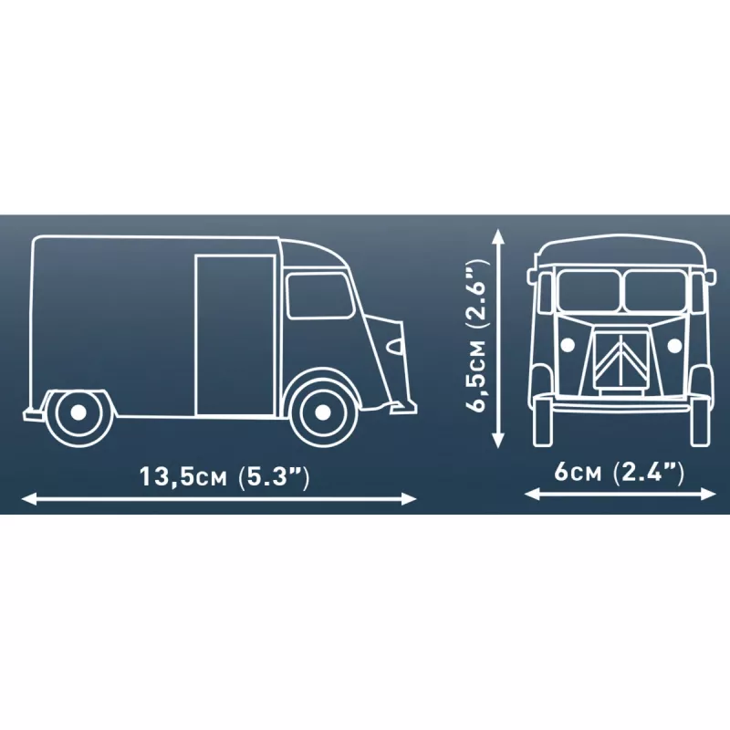 COBI Citroen Type H 1:35 Bauklötze-Set (246 Teile)