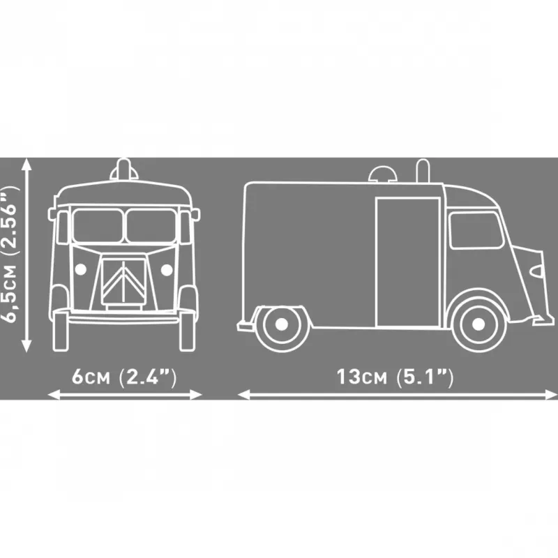 COBI Citroen Type H Polizei Bausteine-Set (Maßstab 1:35)