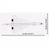 COBI Concorde G-BBDG Bausteine-Set 450 Teile Maßstab 1:95