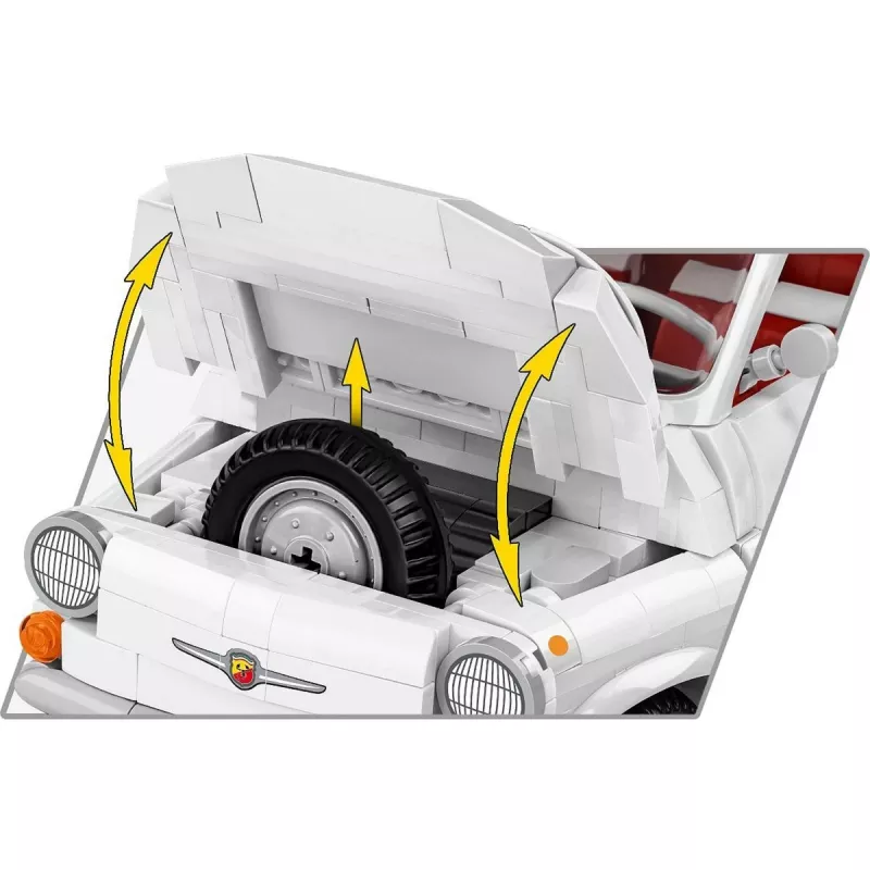 COBI Fiat 500 Abarth 1:12 Maßstab Fernsteuerauto (RTR) Rot