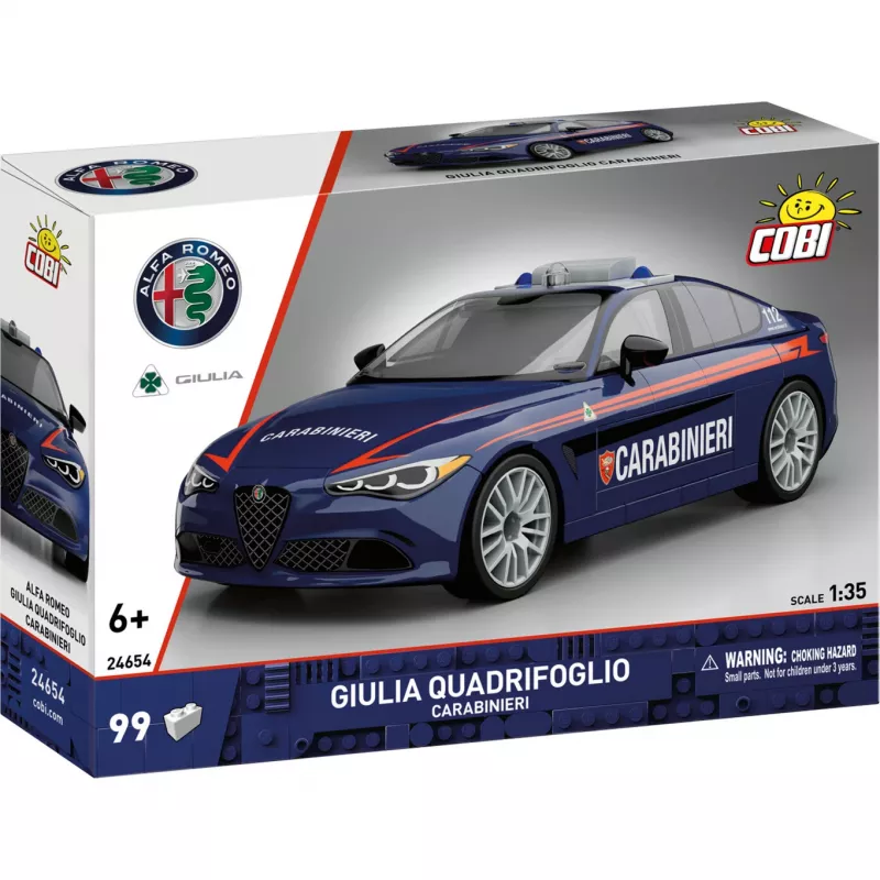 Cobi Giulia Quadrifoglio Carabinieri Bausteine-Set 1:35