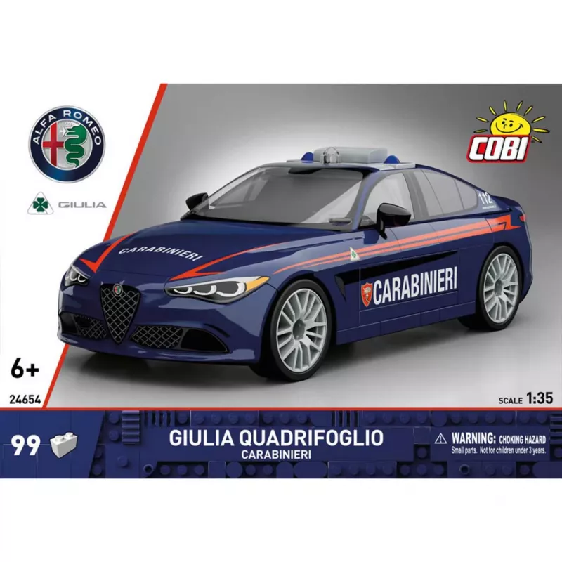 Cobi Giulia Quadrifoglio Carabinieri Bausteine-Set 1:35