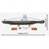 COBI HNoMS Uredd (P-41) U-Klasse U-Boot Modellbausatz Maßstab 1:300