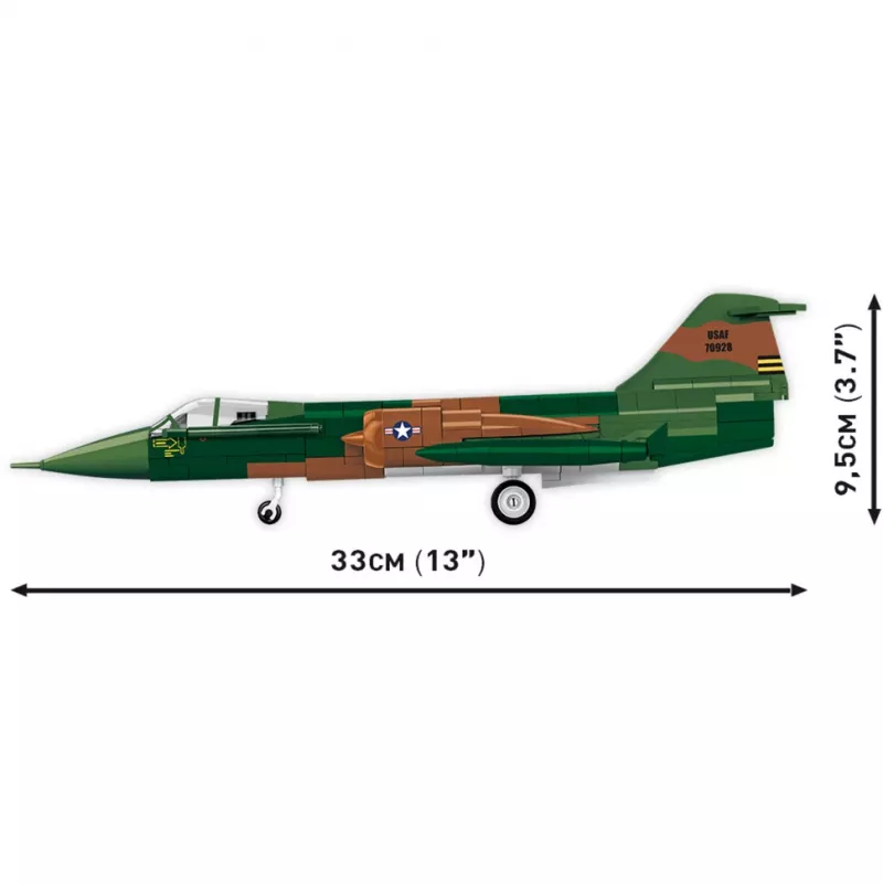 Cobi Lockheed F-104 Starfighter Bausteine-Set (370 Teile)