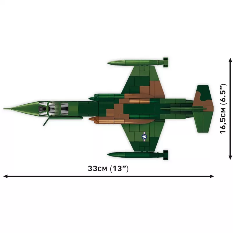Cobi Lockheed F-104 Starfighter Bausteine-Set (370 Teile)