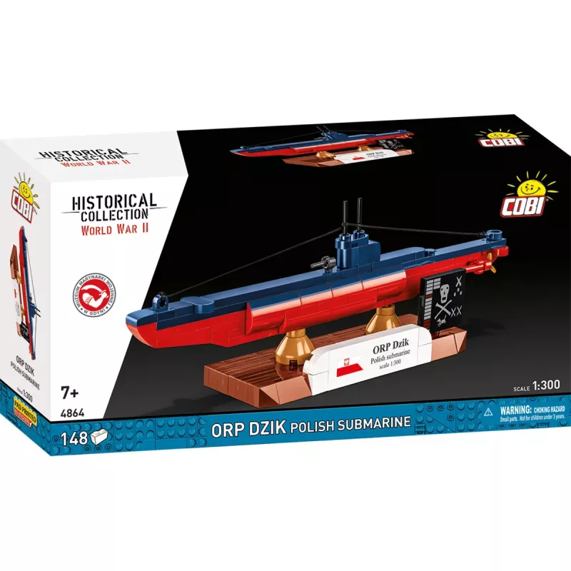 COBI ORP Dzik Polnisches U-Boot (Maßstab 1:300)