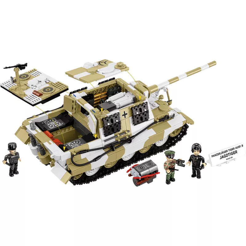 COBI Panzerjäger Tiger Ausf. B Jagdtiger Bausteine-Set (1371 Teile)