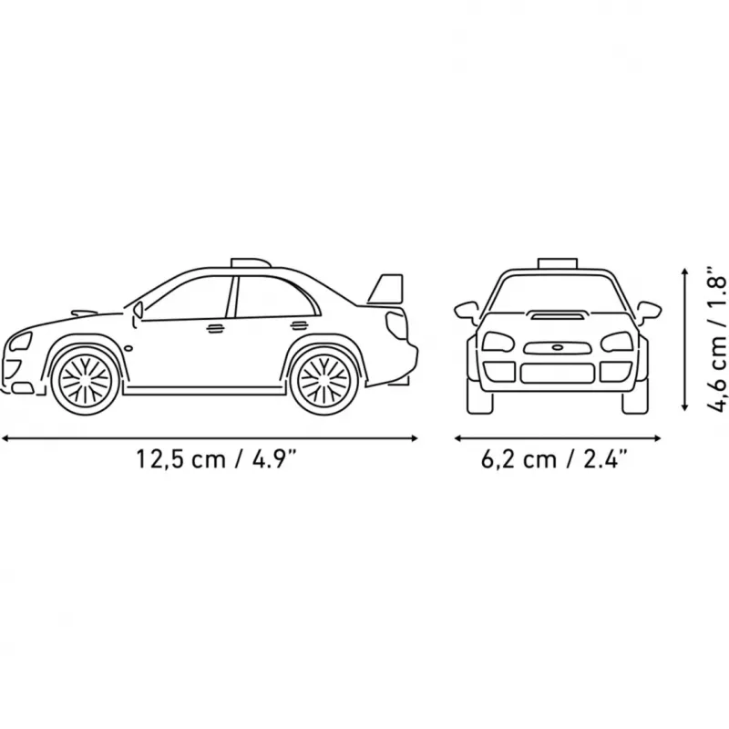 Cobi Subaru Impreza WRC 2003 Bausteine-Set (Maßstab 1:35)