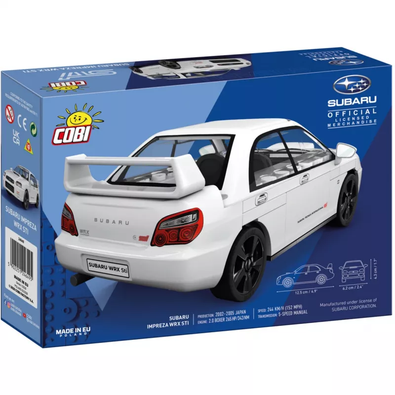 Cobi Subaru Impreza WRX STI Bauklotz-Set (Maßstab 1:35, 255 Teile)