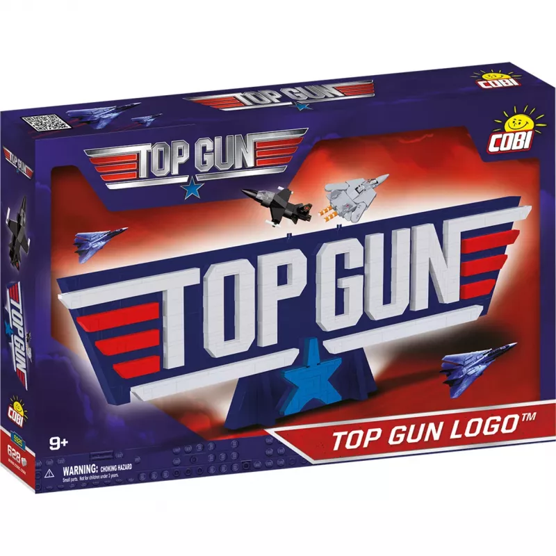 COBI Top Gun Logo F-14 Tomcat Kampfflugzeug Bausteine 732 Teile