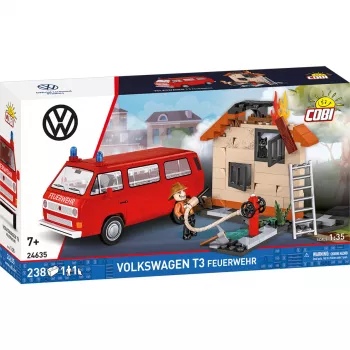 Cobi Volkswagen T3 Feuerwehr Feuerwehrauto Bausteine-Set (230 Teile)