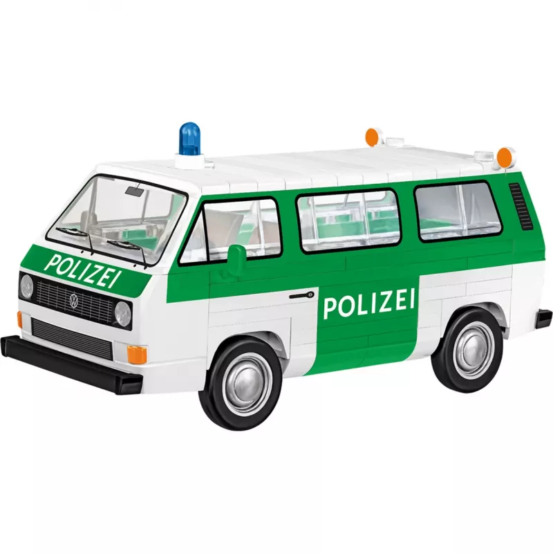 COBI Volkswagen T3 Polizei Bausteine-Set Maßstab 1:35 225 Teile