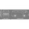COBI Volkswagen T3 Transporter 1:35 Maßstab Druckgussmodell (Blau)