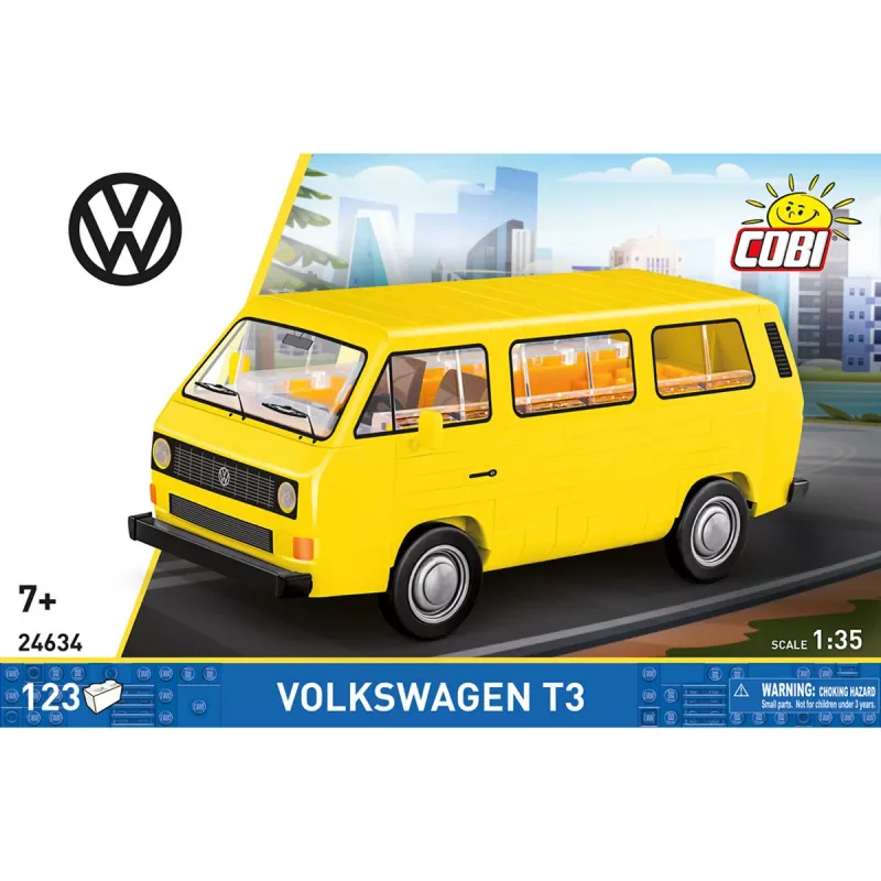 COBI Volkswagen T3 Transporter 1:35 Maßstab Druckgussmodell (Blau)