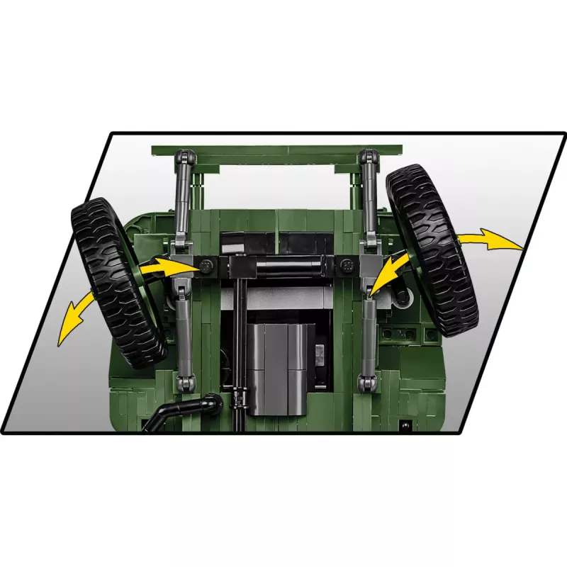 COBI Willys MB & Trailer Executive Edition Bausteine-Set (400 Teile)