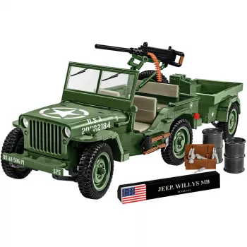COBI Willys MB & Trailer Executive Edition Bausteine-Set (400 Teile)