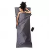 Cocoon CT44 Light Travel Schlafsack-Inlett – rechteckig, 220 x 90 cm, 100% Baumwolle, Elephant Grey