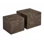Coffee Table Brown Set 40x40x36 50x50x40