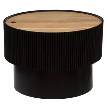 Couchtisch Enola Schwarz 55x38
