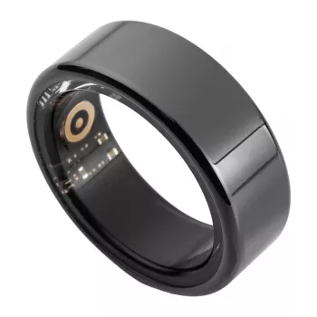COLMI R02 Smart Ring, Größe 11, 20,3 mm (Schwarz) + Ladecase
