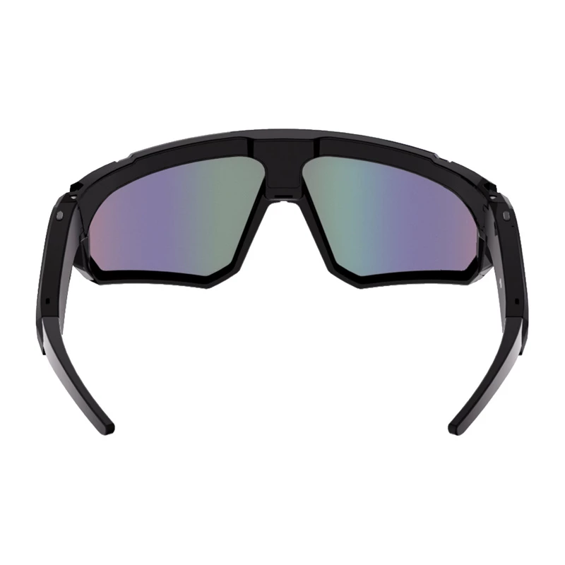 COLMI V06 AI Sports Sunglasses (Schwarz mit blauen Gläsern)
