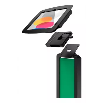 Compulocks iPad 10.-11. Generation (A16) Sicherheitsgehäuse mit Ladefunktion und Kabelmanagement - Silber