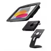 Compulocks Sicherheitsgehäuse für Apple iPad 10,9 Zoll (10./11. Generation) mit Tresen-/Wandhalterung und Hub, Schwarz
