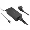 CONCEPTRONIC 65W GaN USB-C Ladegerät, 1 Port, PD3.0/PPS, Schwarz