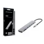 CONCEPTRONIC 7-in-1 USB-C Docking Station mit HDMI, USB-C PD, 2x USB-A, SD- & MicroSD-Kartenleser, 25 cm Kabel, Space Grey