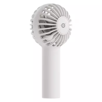 CONCEPTRONIC AERIVA01W Mini Ventilator tragbar Weiß – wiederaufladbar, 3 Geschwindigkeiten, USB-C