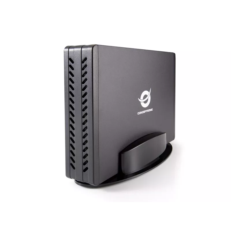 Conceptronic CHD3SU 3,5 inch SATA-zu-USB 2.0 Externes Festplattengehäuse - Schwarz
