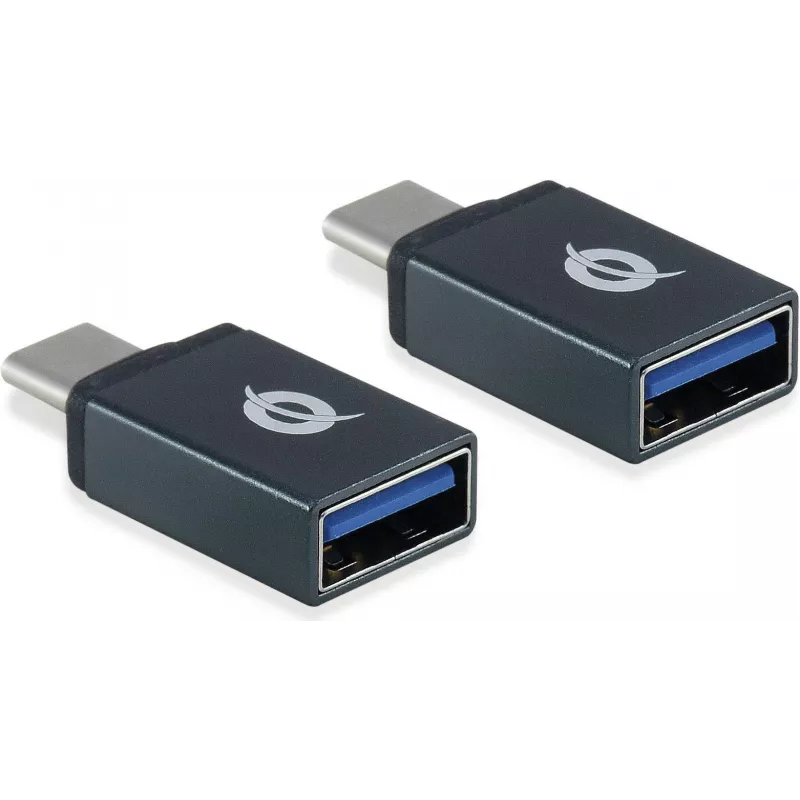 Conceptronic DONN OTG-Adapter USB-C auf USB-A 2er-Pack - USB 3.1 Gen 1 Typ-C - USB 3.1 Gen 1 Typ