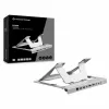 Conceptronic DONN35S Laptop-Ständer mit 7-in-1 USB-C Dockingstation, Dual-HDMI 4K60Hz, GbE, USB-C 5Gbps, 2x USB-A, 100W PD, Silber