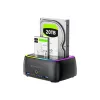 Conceptronic DONN36B 2-Bay SATA HDD/SSD Docking Station, USB 3.0, 2x USB-A, Schwarz