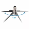 Conceptronic NBT Nano-Lock Dual Laptop-Vorhängeschloss, 4-stellig, 1,8 m Stahlkabel, Schwarz/Silber