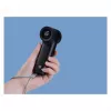 CONCEPTRONIC Turbo Handventilator Schwarz USB-C auf USB-A Aluminium 5V 3-Gang Wiederaufladbar 2000mAh