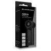 CONCEPTRONIC Turbo Handventilator Schwarz USB-C auf USB-A Aluminium 5V 3-Gang Wiederaufladbar 2000mAh