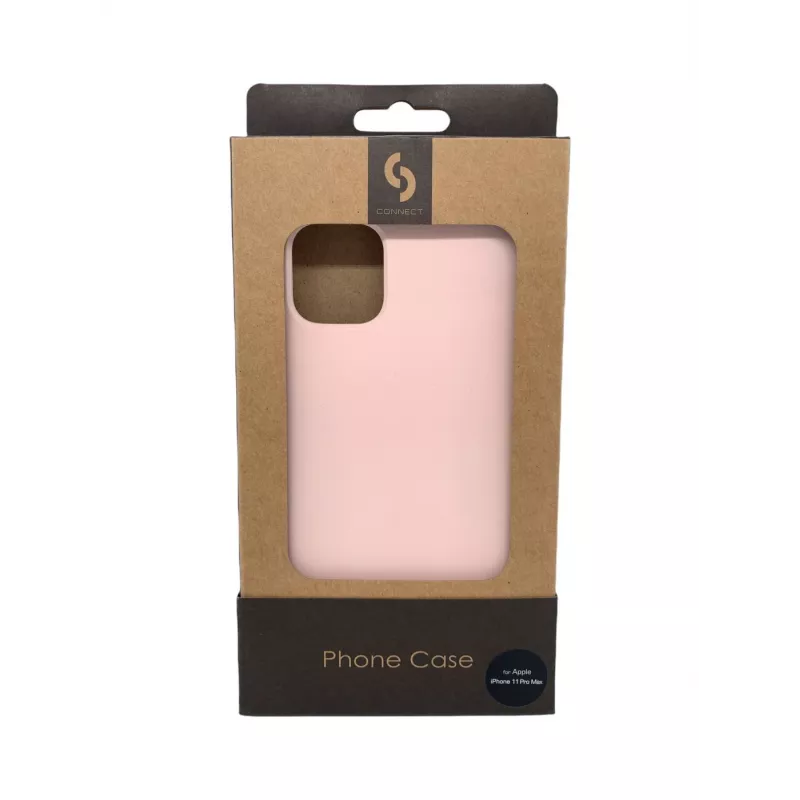 Connect Apple iPhone 11 Pro Max Soft Case mit Bodenabdeckung Pink Sand