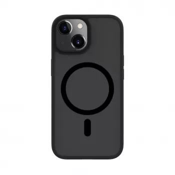 Connect Apple iPhone 15 Hybrid Case mit Magnet, PC+TPU, Schwarz