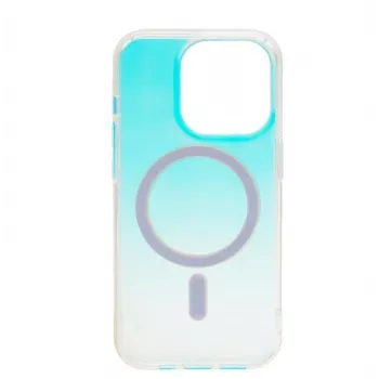 Connect Apple iPhone 15 Transparente Gradient-Magnet-Hülle Chameleon