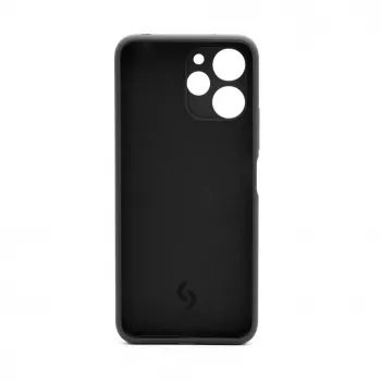 Connect Xiaomi Redmi 12 / Redmi 12 5G Premium Soft Touch Silikonhülle Schwarz