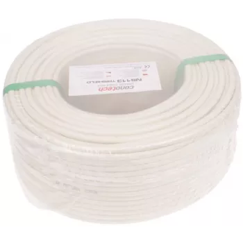 CONOTECH NS-585 Koaxialkabel NS113TRI HQ 1m 75 Ohm dreifach geschirmt weiß