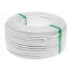 CONOTECH NS100 Trishield Koaxialkabel 1m Weiß 75 Ohm Dreifach geschirmt