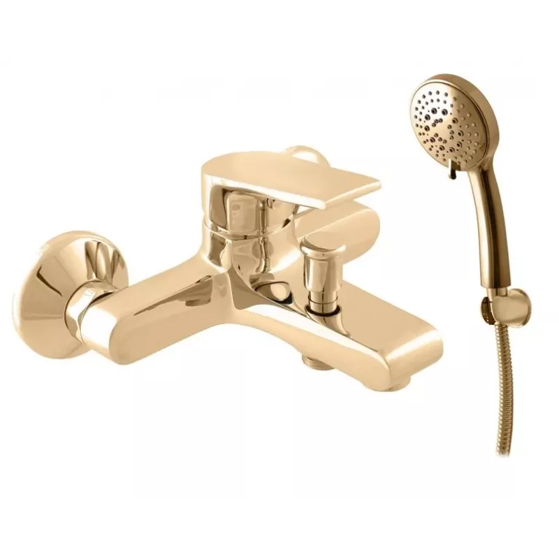 CONTIPRO Colorado Badarmatur mit Duschhalter Gold DCO154.5/1Z