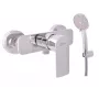 CONTIPRO Duscharmatur DVT481.5/1 Chrom Wandmontiert Einhandmischer aus Messing mit Keramikkartusche, G 1/2 inch Abgang, 150 mm Anschlussabstand