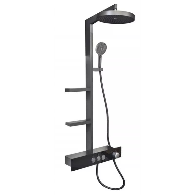 CONTIPRO Duschset DomoLetto Metal Grey