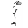 CONTIPRO Thermostatischer Duschmischer-Set Schwarz Matt