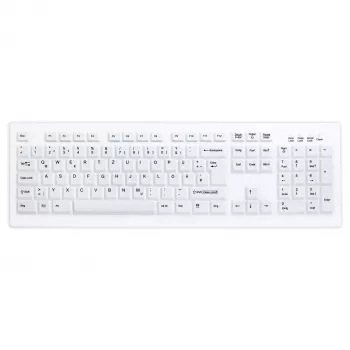 CONTOUR DESIGN Active Key AK-C8100 Full-Size Kabellose Tastatur (RF 2,4 GHz, Membran, Weiß, QWERTZ)